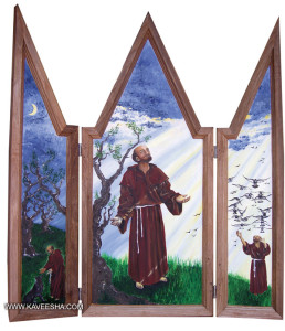 Pala "San Francesco" Olio su tavola 44x50 - 2007